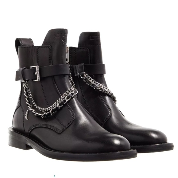 ZADIC&VOLTAIRE New in Box Laureen High Lambskin Leather ancle Boots. - Picture 2 of 11